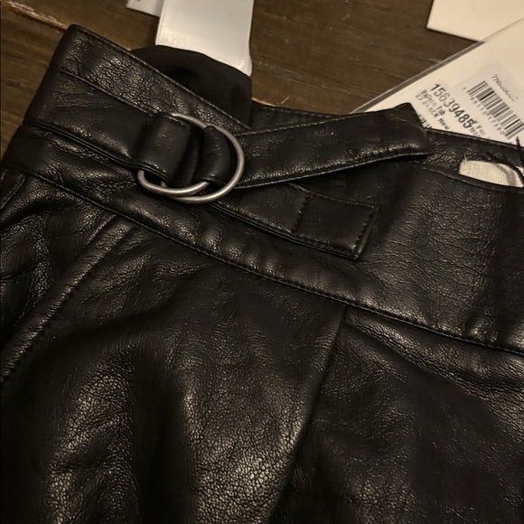 7 for all man kind  Black Leather-Style Trousers - Picture 10 of 10